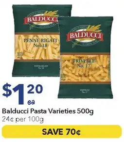 Ritchies Balducci Pasta Varieties offer