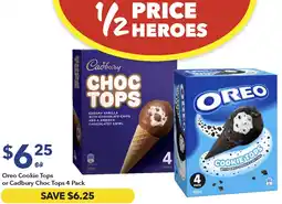 Ritchies Oreo Cookie Tops or Cadbury Choc Tops offer