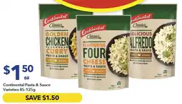 Ritchies Continental Pasta & Sauce offer