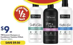 Ritchies TRESemmé Shampoo or Conditioner offer