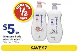 Ritchies Johnson's Body Wash offer