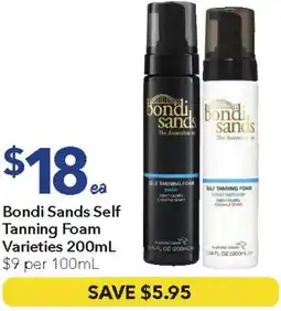 Ritchies Bondi Sands Self Tanning Foam offer