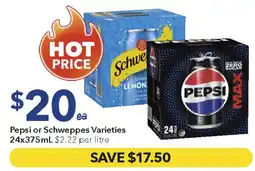 Ritchies Pepsi or Schweppes offer