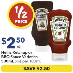 Ritchies Heinz Ketchup or BBQ Sauce offer