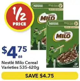 Ritchies Nestlé Milo Cereal offer
