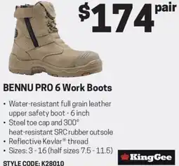 Blackwoods BENNU PRO 6 Work Boots offer