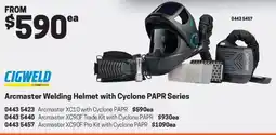 Blackwoods Arcmaster Welding Helmet with Cyclone PAPR Series offer