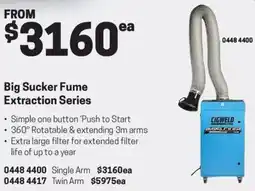 Blackwoods Big Sucker Fume Extraction Series offer