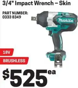 Blackwoods Makita 3/4" Impact Wrench offer