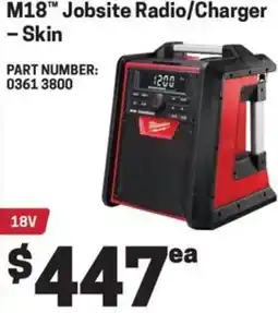 Blackwoods Milwaukee Jobsite Radio / Charger offer