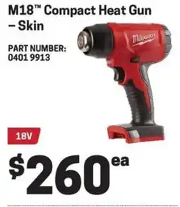 Blackwoods Milwaukee M18™ Compact Heat Gun offer