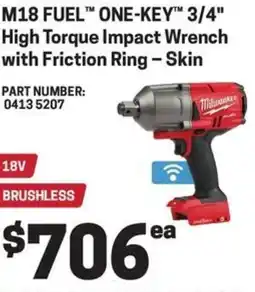 Blackwoods Milwaukee M18 FUEL™ ONE-KEY™ 3/4" High Torque Impact Wrench with Friction Ring offer