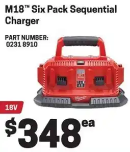 Blackwoods Milwaukee M18™ Six Pack Sequential Charger offer