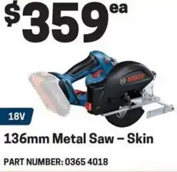 Blackwoods Bosch Metal Saw offer