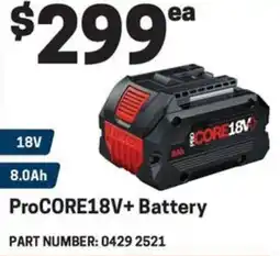 Blackwoods Bosch ProCORE18V+ Battery offer
