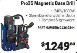 Blackwoods Pro35 Magnetic Base Drill offer