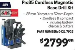 Blackwoods Pro35 Cordless Magnetic Base Drill Kit offer
