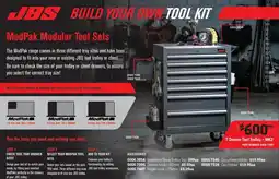 Blackwoods ModPak Modular Tool Sets offer