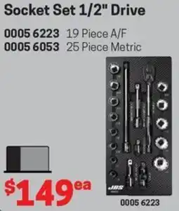 Blackwoods Socket Set 1/2" Drive offer