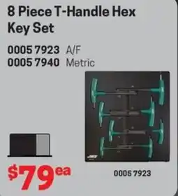 Blackwoods T-Handle Hex Key Set offer