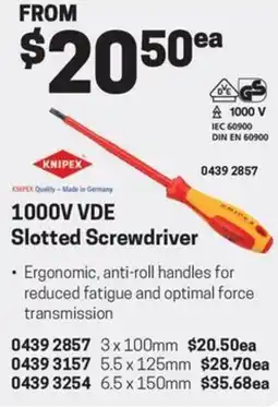Blackwoods Slotted Screwdriver offer