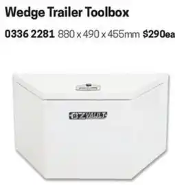Blackwoods Wedge Trailer Toolbox offer