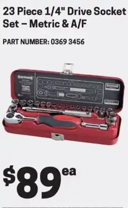 Blackwoods 1/4" Drive Socket Set offer