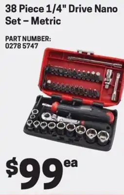 Blackwoods 1/4" Drive Nano Set offer