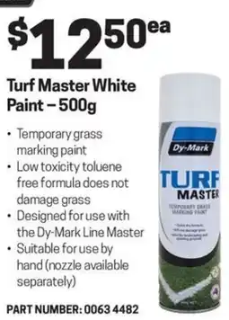 Blackwoods Turf Master White Paint offer
