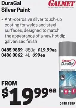Blackwoods GALMET DuraGal Silver Paint offer