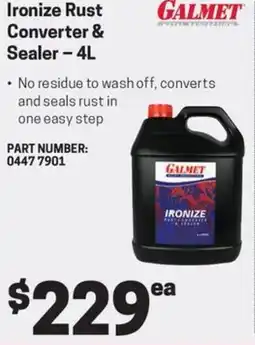 Blackwoods GALMET Ironize Rust Converter & Sealer offer