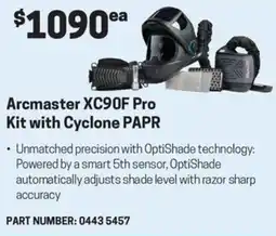Blackwoods Arcmaster XC90F Pro Kit with Cyclone PAPR offer