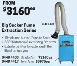 Blackwoods Big Sucker Fume Extraction Series offer