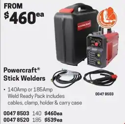 Blackwoods PowercraftⓇ Stick Welders offer