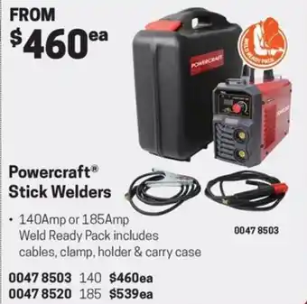 Blackwoods PowercraftⓇ Stick Welders offer