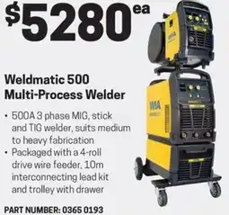 Blackwoods Weldmatic 500 Multi-Process Welder offer
