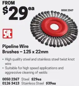 Blackwoods Pipeline Wire Brushes offer
