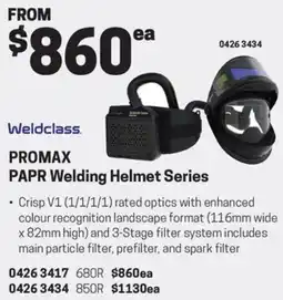 Blackwoods PROMAX PAPR Welding Helmet Series offer
