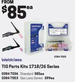 Blackwoods TIG Parts Kits 1718/26 Series offer