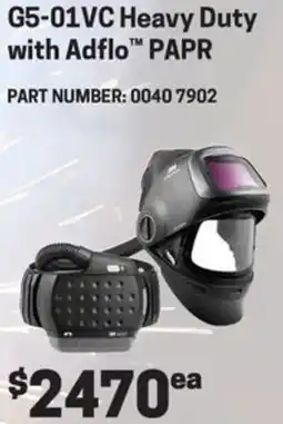 Blackwoods G5-01VC Heavy Duty with Adflo™ PAPR offer
