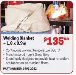 Blackwoods Welding Blanket offer