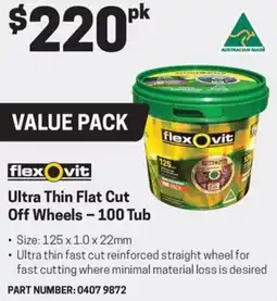 Blackwoods Ultra Thin Flat Cut Off Wheels offer