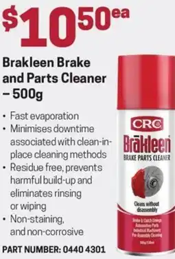 Blackwoods Brakleen Brake and Parts Cleaner offer