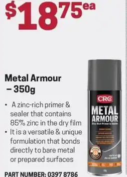 Blackwoods Metal Armour offer