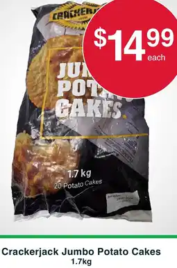 Australian Butchers Crackerjack Jumbo Potato Cakes offer