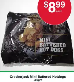 Australian Butchers Crackerjack Mini Battered Hotdogs offer