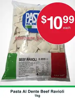 Australian Butchers Pasta Al Dente Beef Ravioli offer