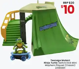 Toymate Teenage Mutant Ninja Turtle Switch Kick Mini Mayhem Playset offer