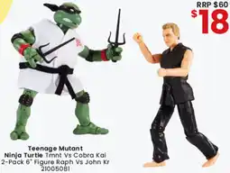 Toymate Teenage Mutant Ninja Turtle Tmnt Vs Cobra Kai offer