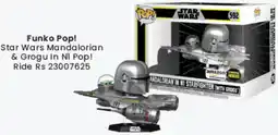 Toymate Funko Pop! Star Wars Mandalorian & Grogu In NI Pop! Ride Rs offer